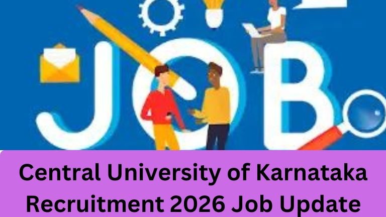 Central University of Karnataka Recruitment 2026 JRF Vacancy Salary Details.