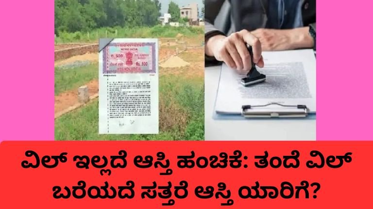 ವಿಲ್ ಇಲ್ಲದೆ ಆಸ್ತಿ ಹಂಚಿಕೆ ನಿಯಮಗಳು ಮತ್ತು ಕಾನೂನು ಮಾಹಿತಿ