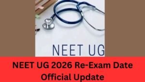 NEET UG 2026 Re-Exam official update for medical students