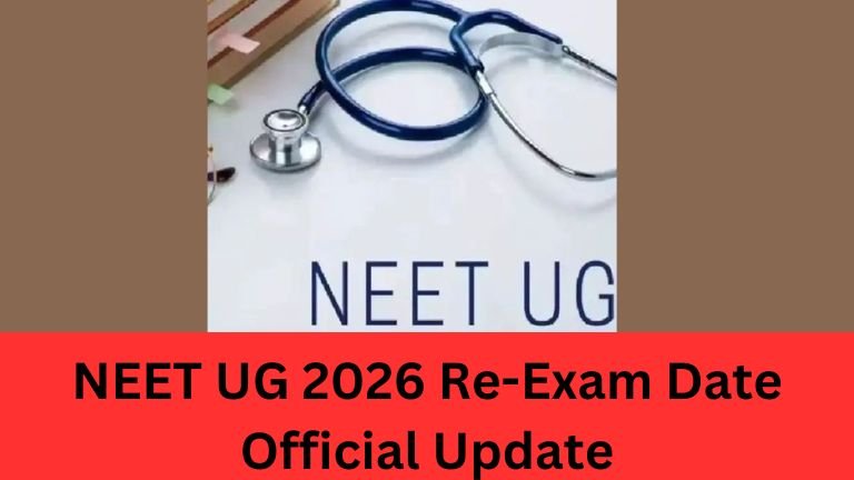 NEET UG 2026 Re-Exam official update for medical students