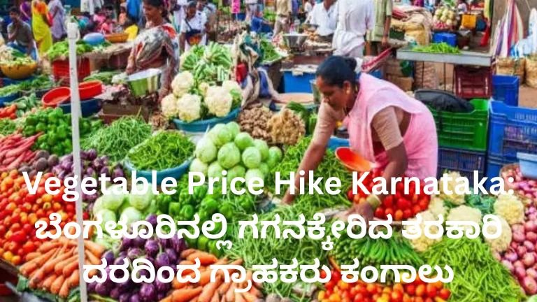 Vegetable Price Hike Karnataka customers shocked in Bengaluru vegetable market due to rising prices