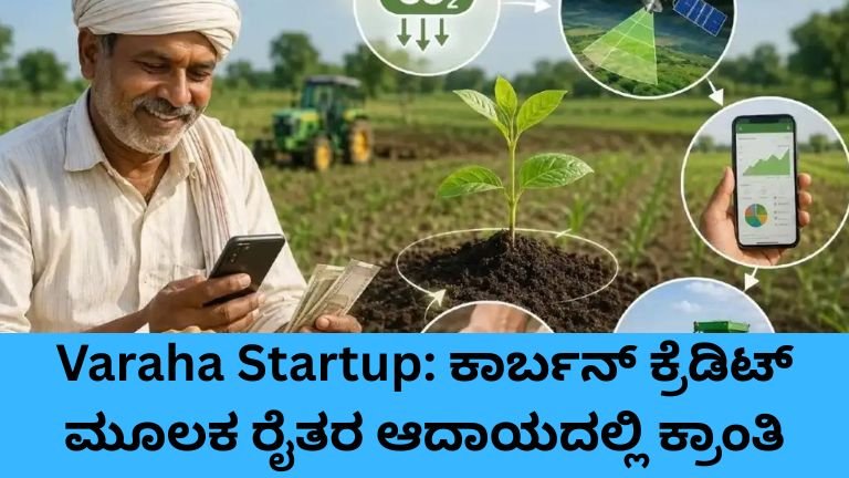 Varaha Startup Carbon Credit Farming Farmers Income