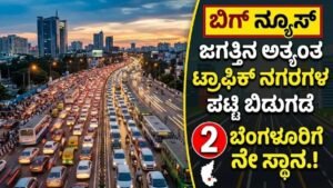 ಬೆಂಗಳೂರು ಟ್ರಾಫಿಕ್ ಜಾಮ್ – ಜಗತ್ತಿನ 2ನೇ ಅತ್ಯಂತ ಟ್ರಾಫಿಕ್ ನಗರ 2025